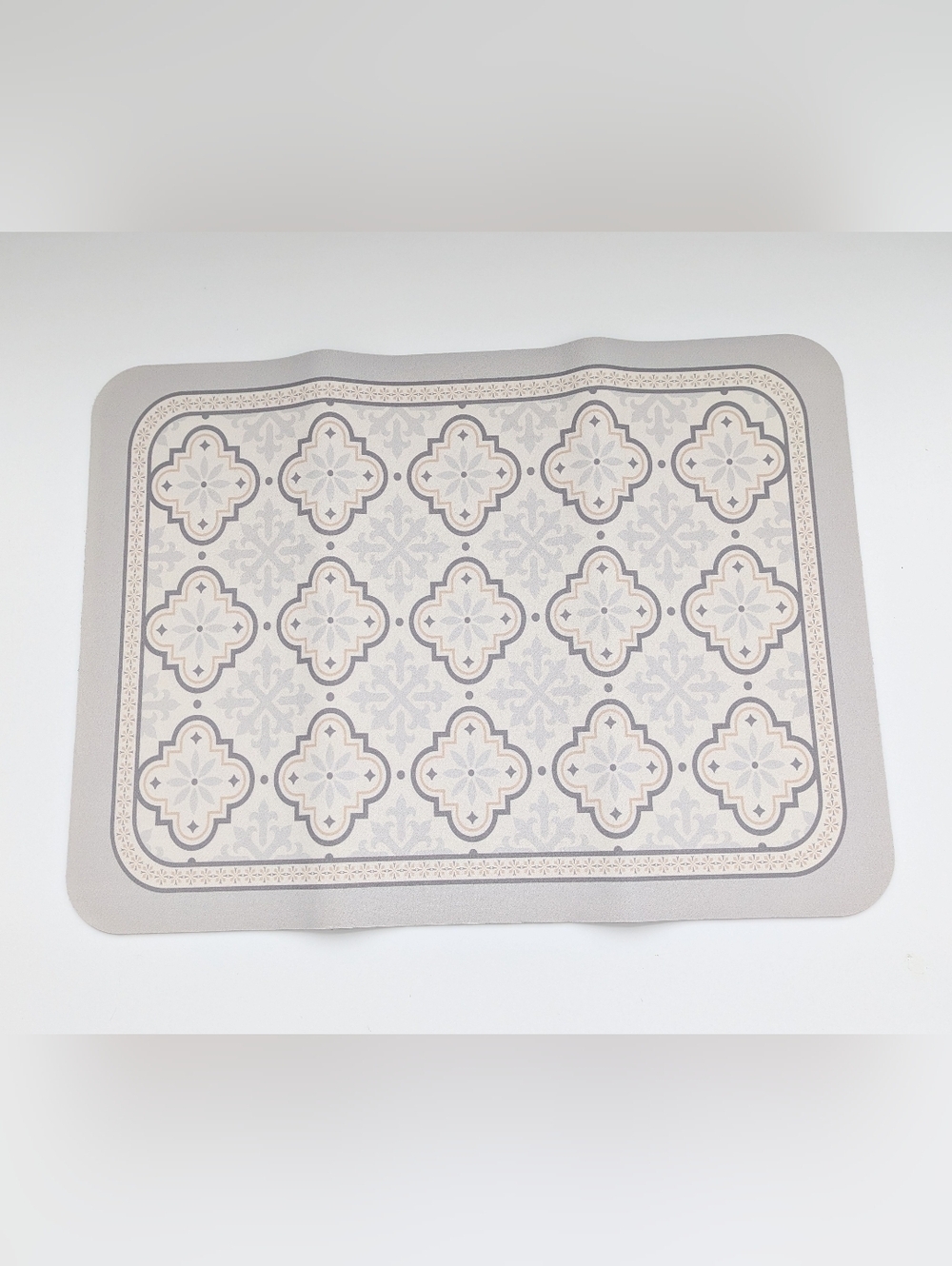 NWT Best Dish Drying Mat Ever - Soft Neutral Colors